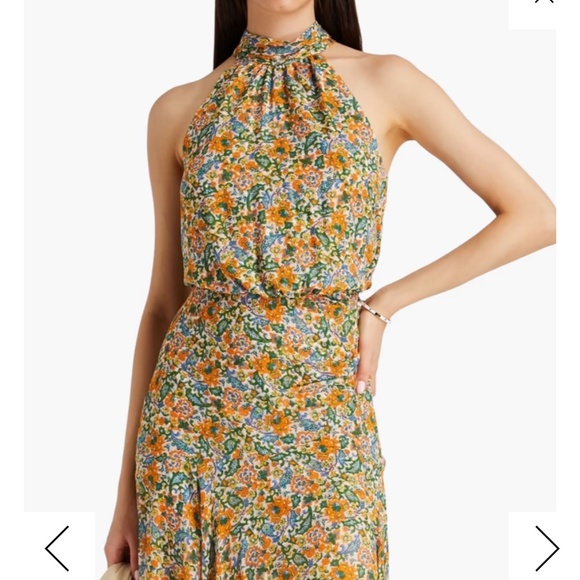 Veronica Beard Leia Halter Neck Dress - Picture 3 of 12